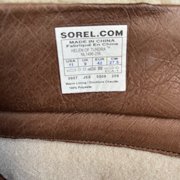 Sorel Helen of Tundra boot size 11 - Picture 6 of 6